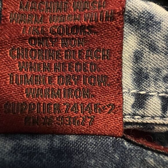 Foundry Men’s Button Up Shirt 4XL Stone Wash Acid Wash - Picture 5 of 5